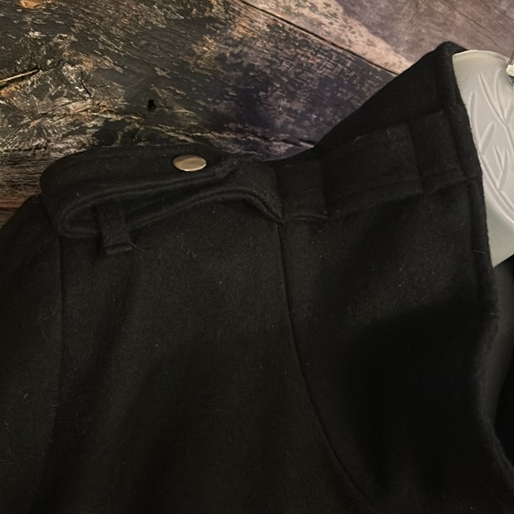 NWT Forever 21 Black Asymmetric Wool Moto Jacket - Picture 7 of 9